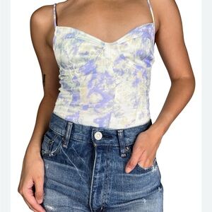 Zara Pastel Tie-Dye Bodysuit